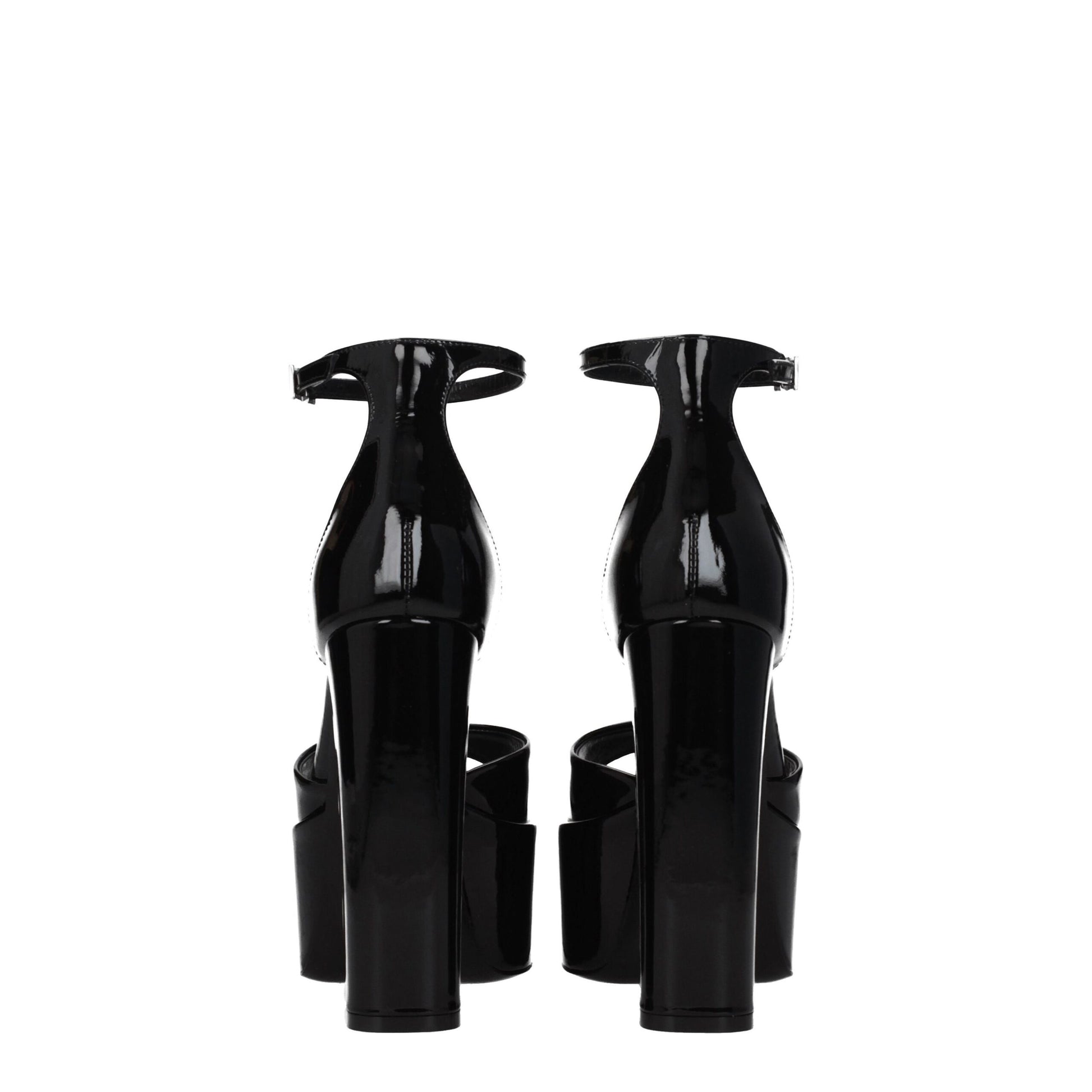 Black Leather Platforms