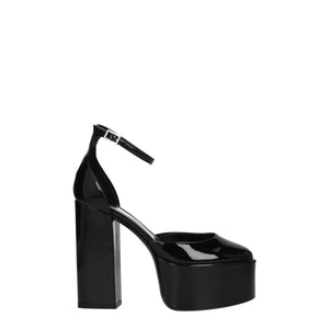 Black Leather Platforms