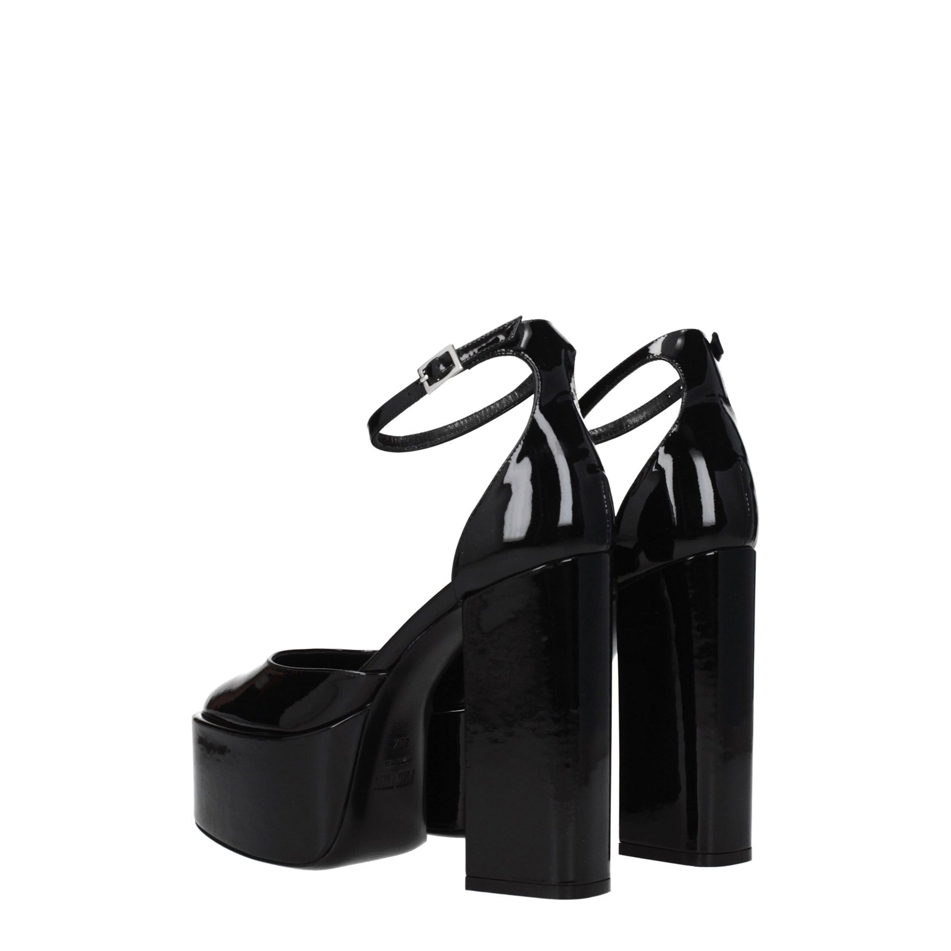 Black Leather Platforms