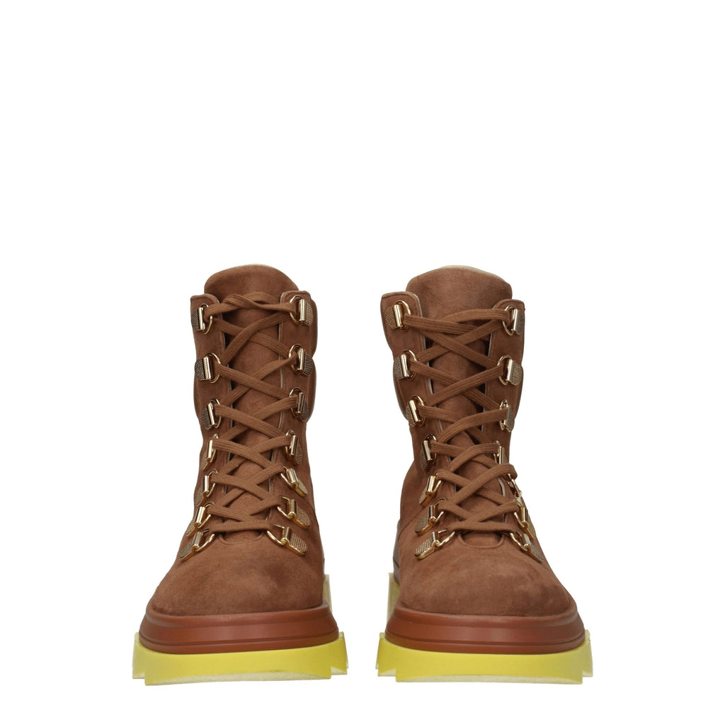 Brown Leather Ankle Boots