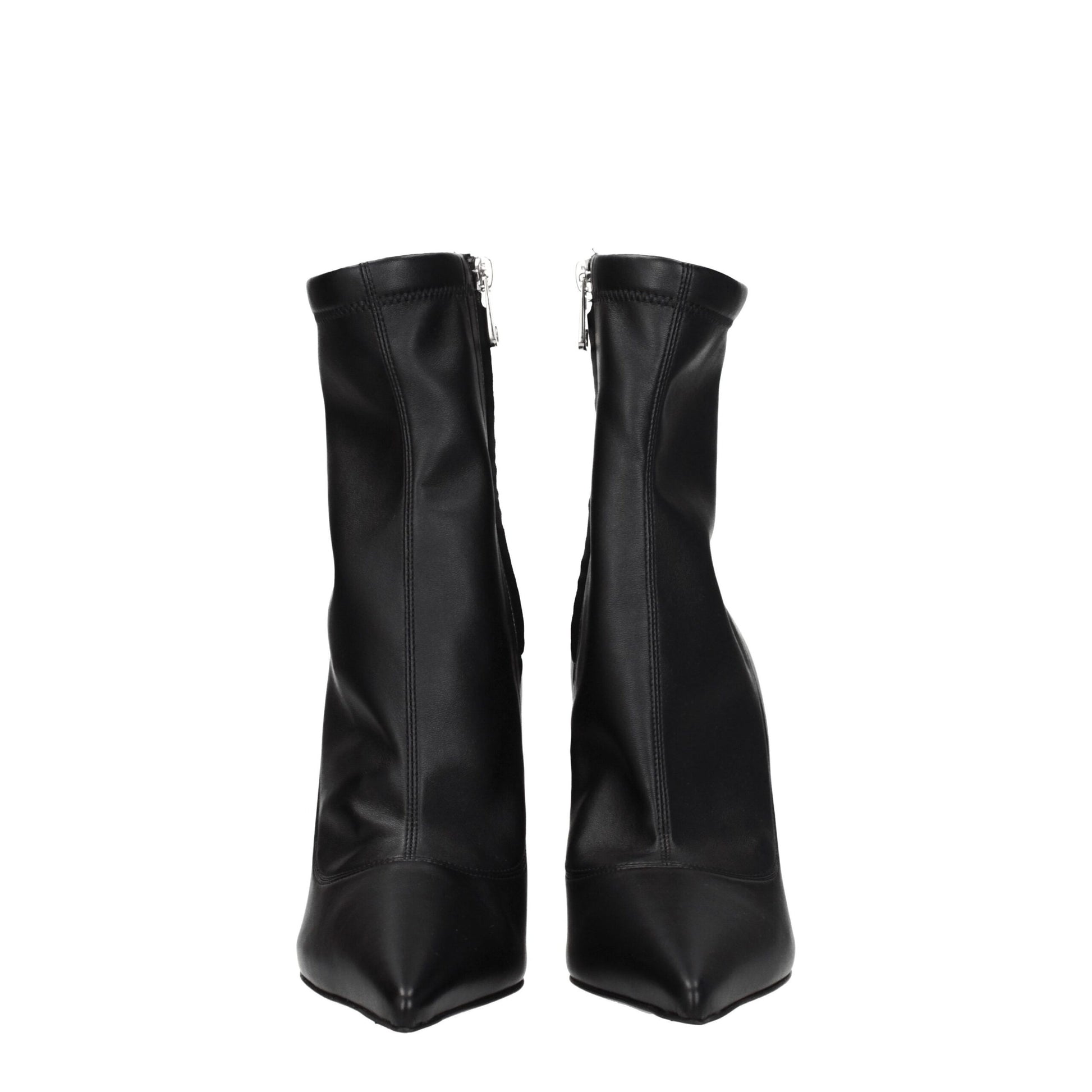 Dolce & Gabbana Black Leather Ankle Boots