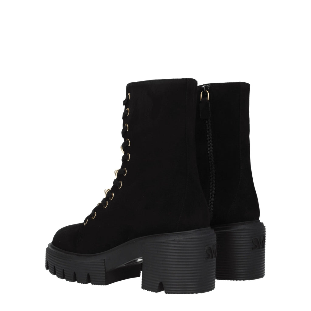Black Leather Ankle Boots