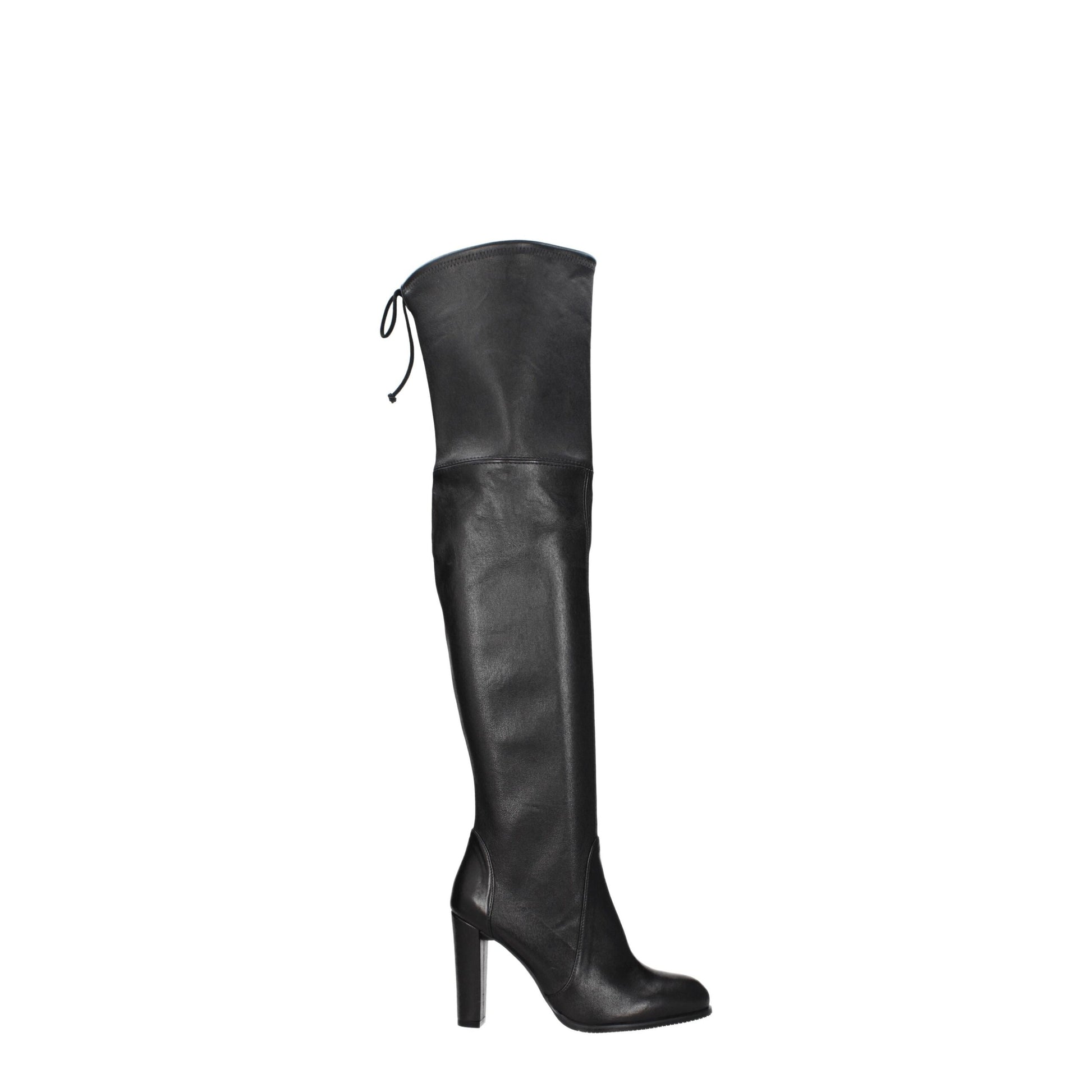 Black Leather Over The Knee