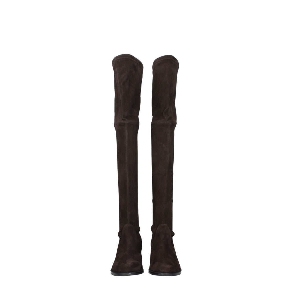 Brown Leather Over The Knee