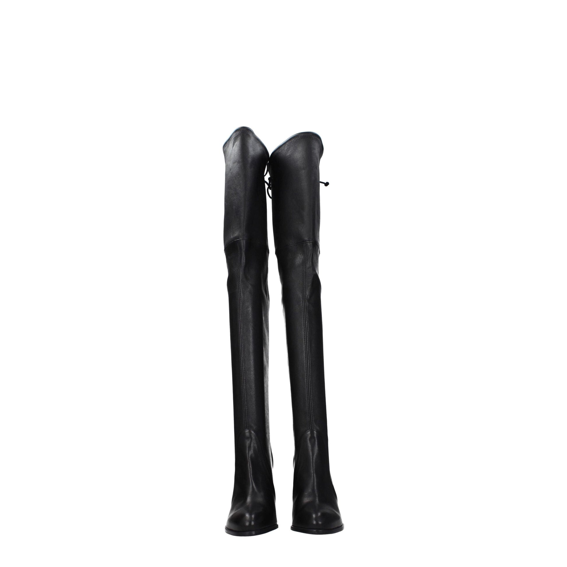 Black Leather Over The Knee