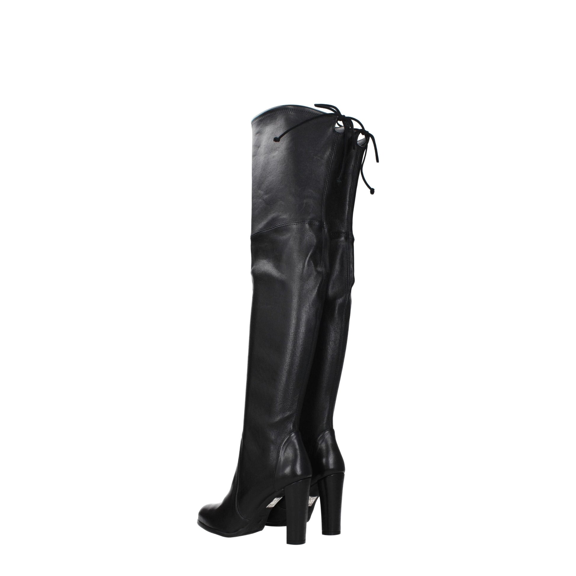 Black Leather Over The Knee