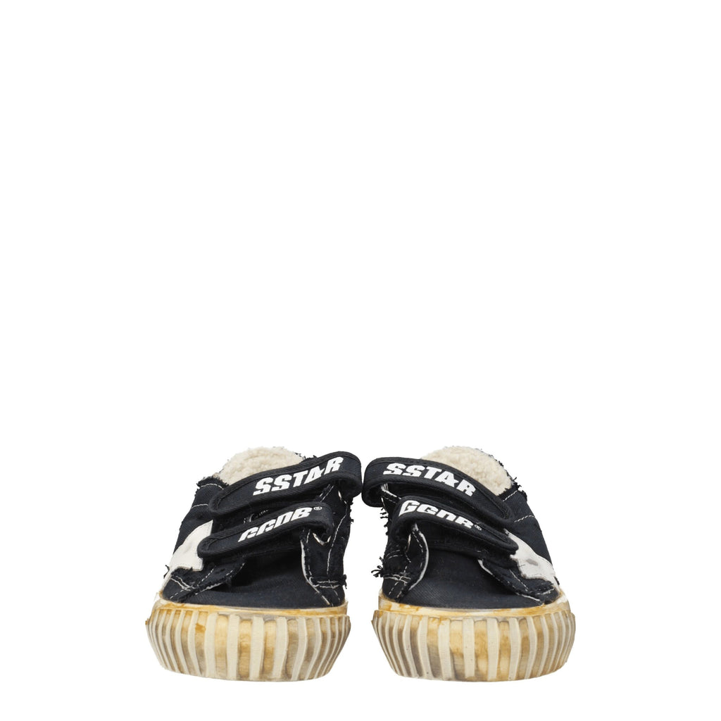 Black Fabric Sneakers