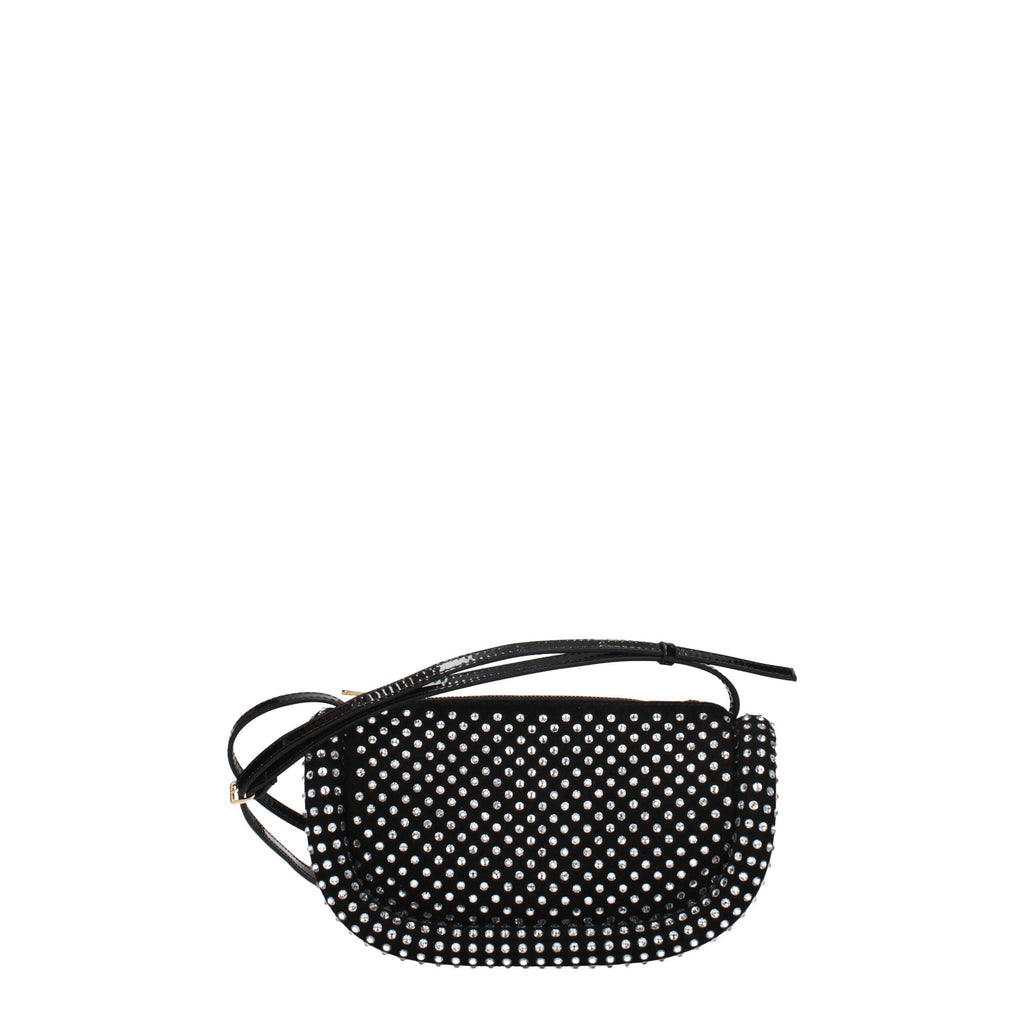 Black Leather Crossbody Bags