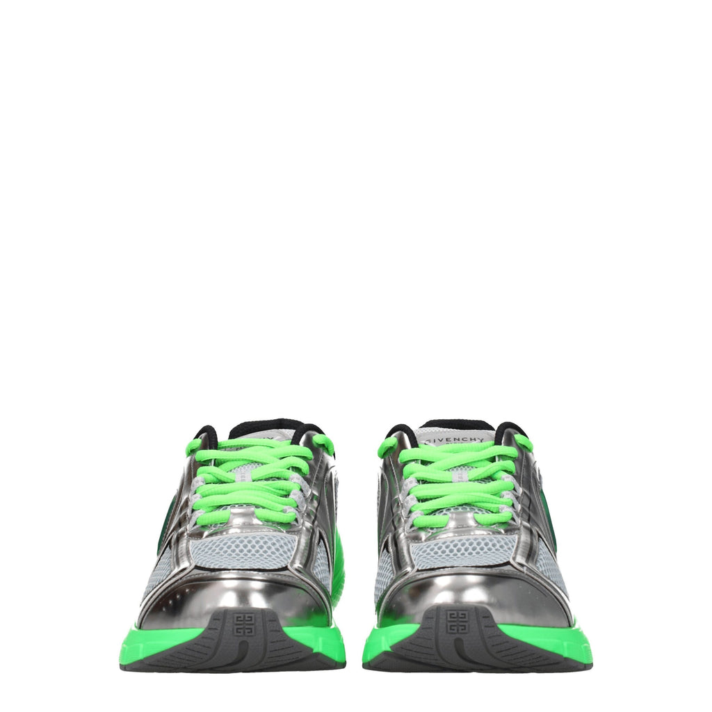 Gray Fabric Athletic Sneakers