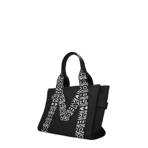 Black Fabric Shoulder Bags