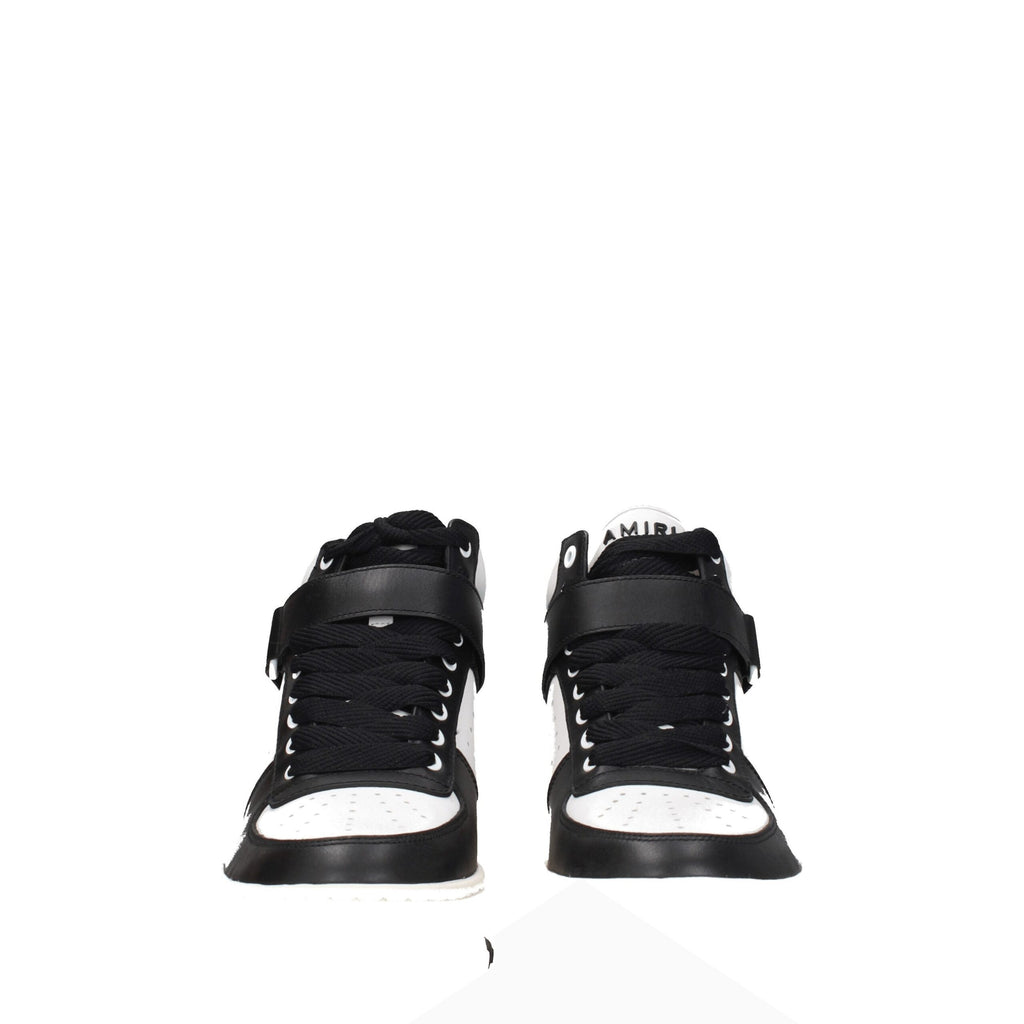 Black Leather High Tops