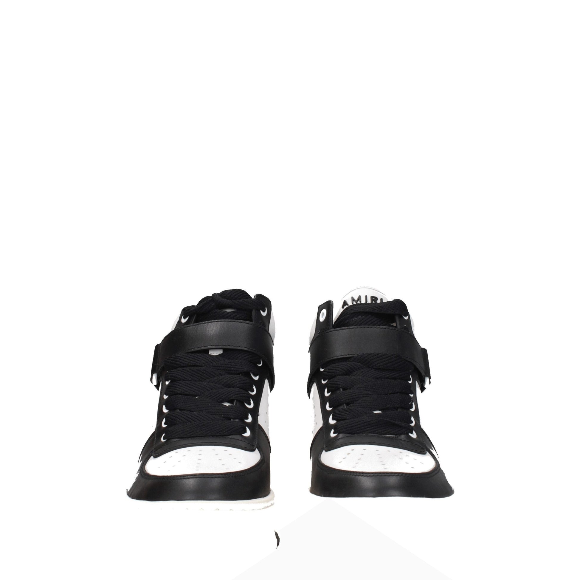 Black Leather High Tops