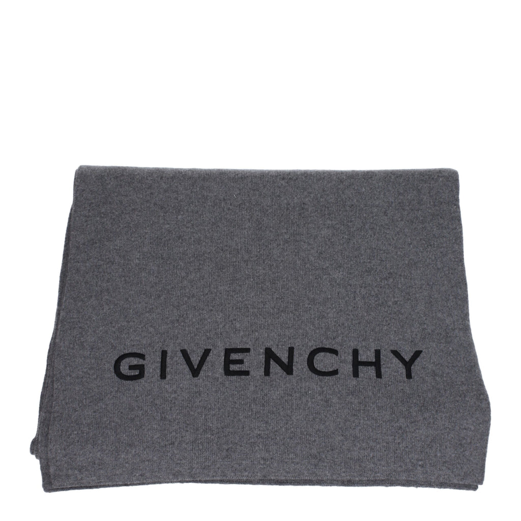 Gray Wool Scarves