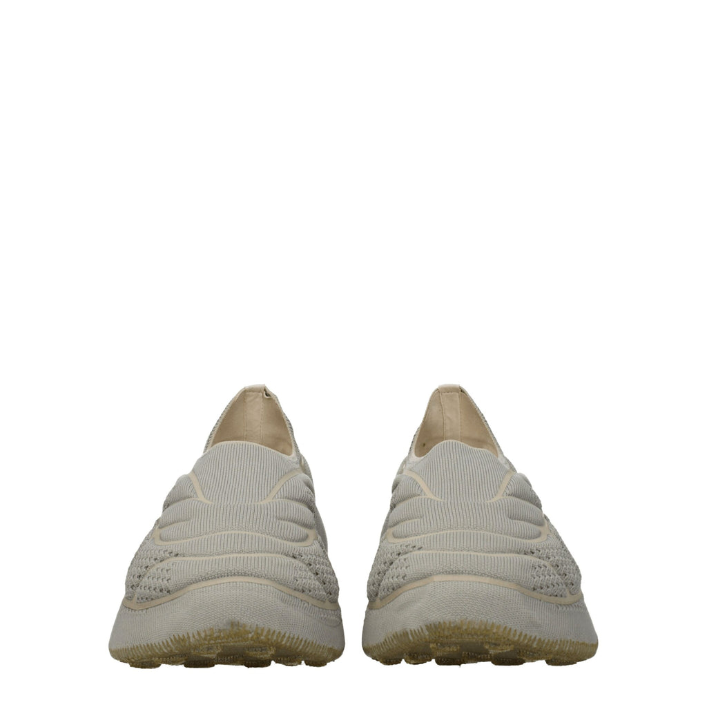 Gray Fabric Athletic Sneakers