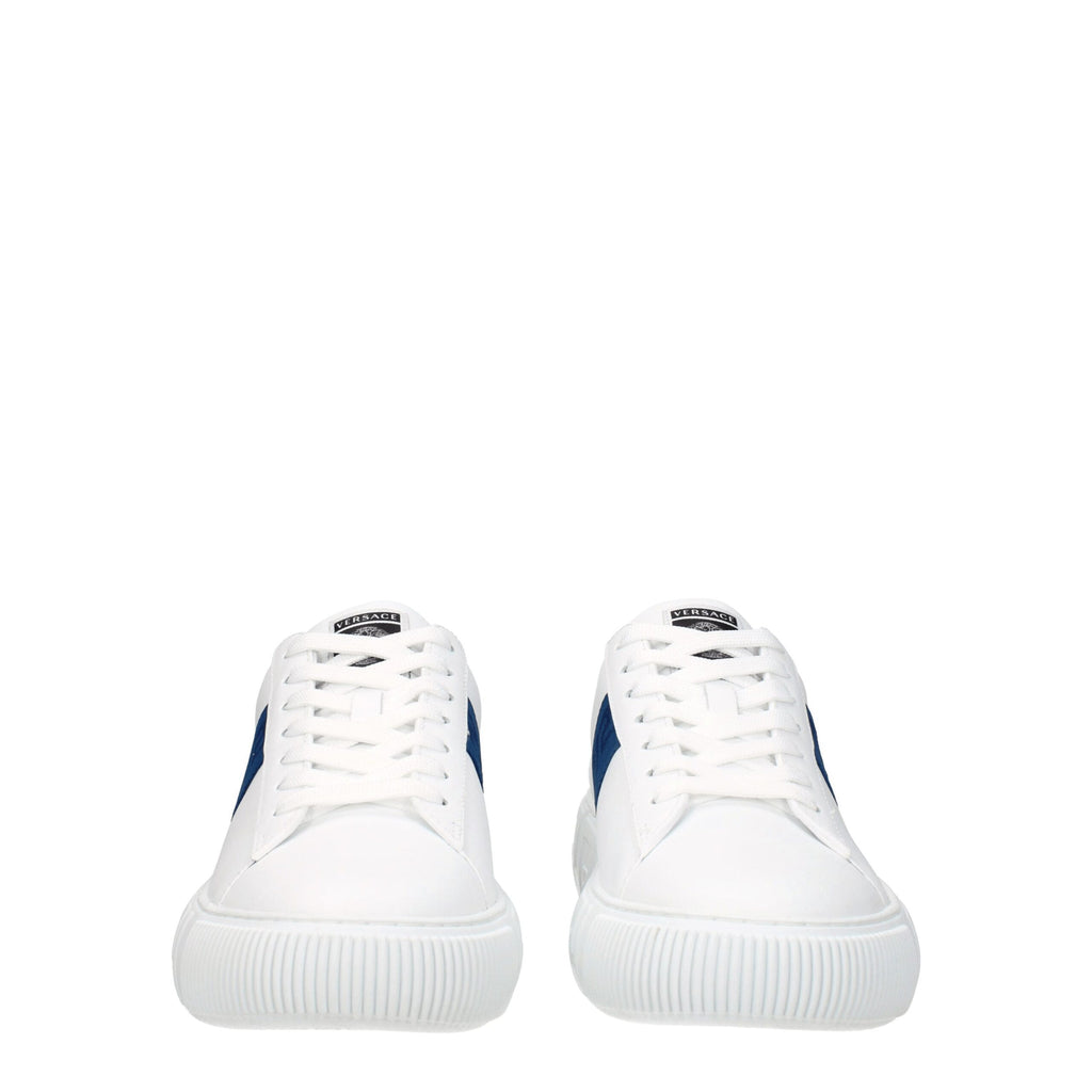 White Leather Low Tops