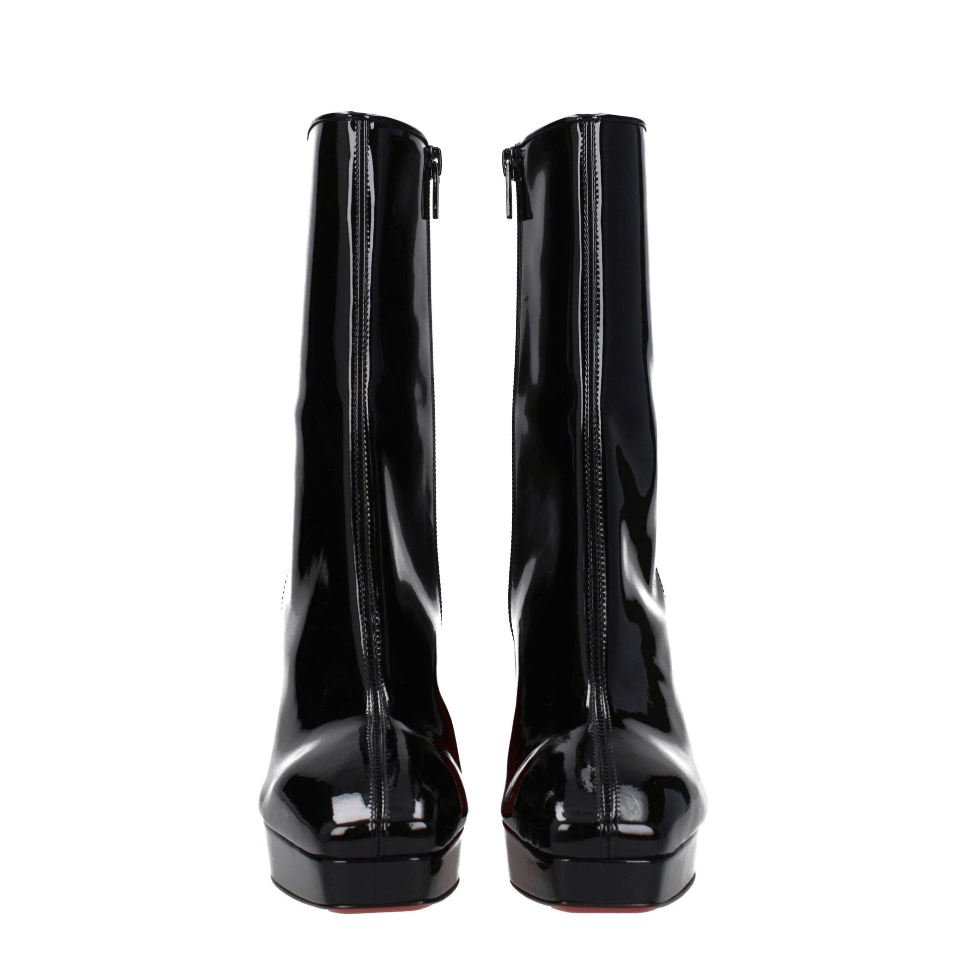 Black Leather Ankle Boots