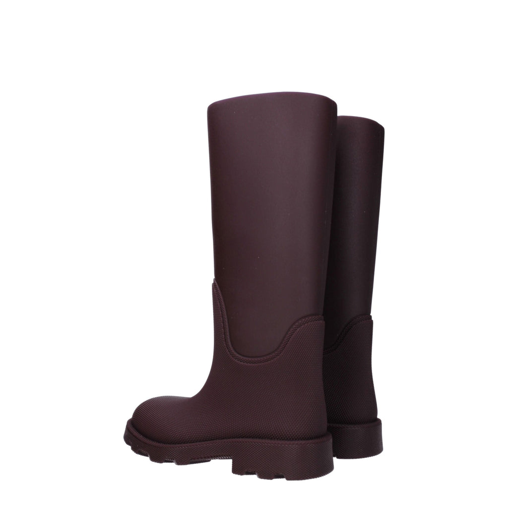 Red Cotton Rain Boots