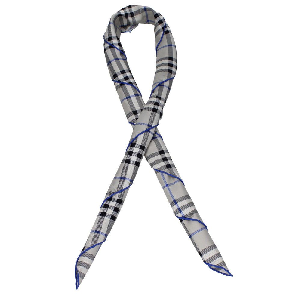Gray Silk Foulards