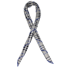 Gray Silk Foulards