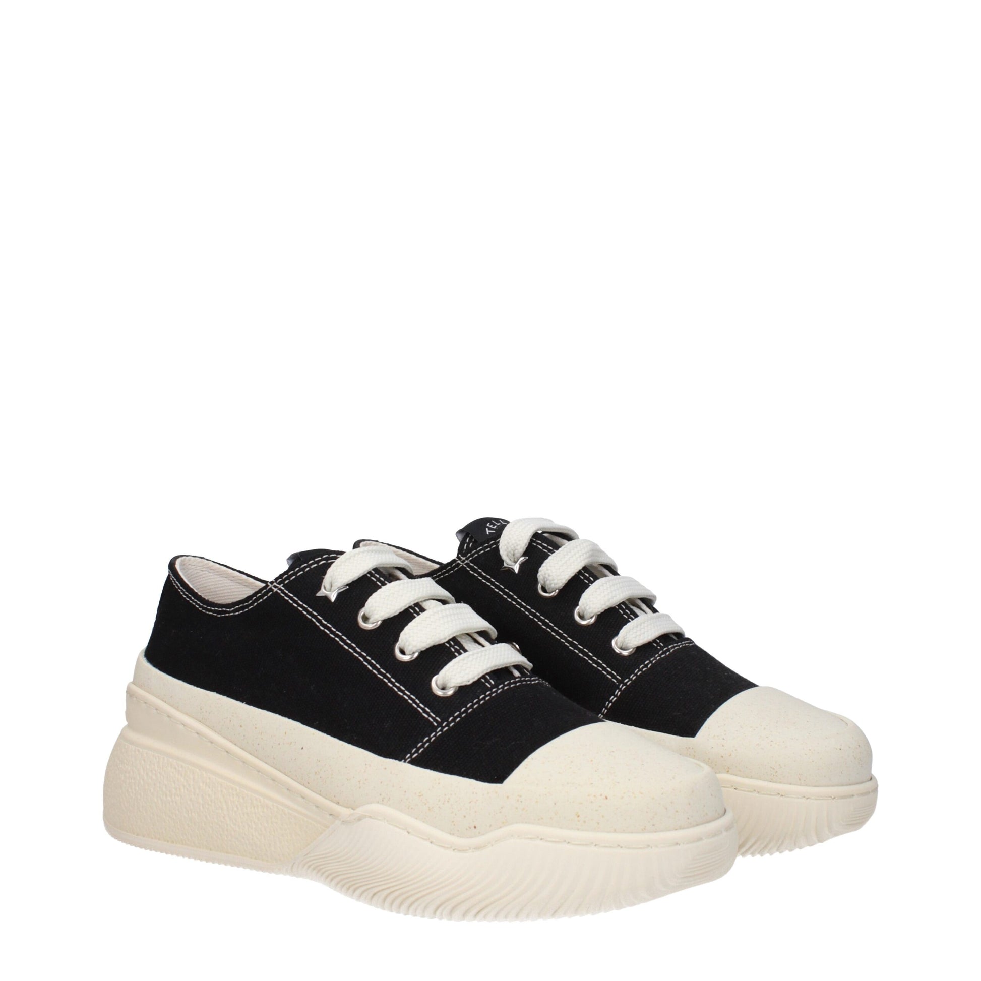 Stella McCartney Black Fabric Chunky Sneakers