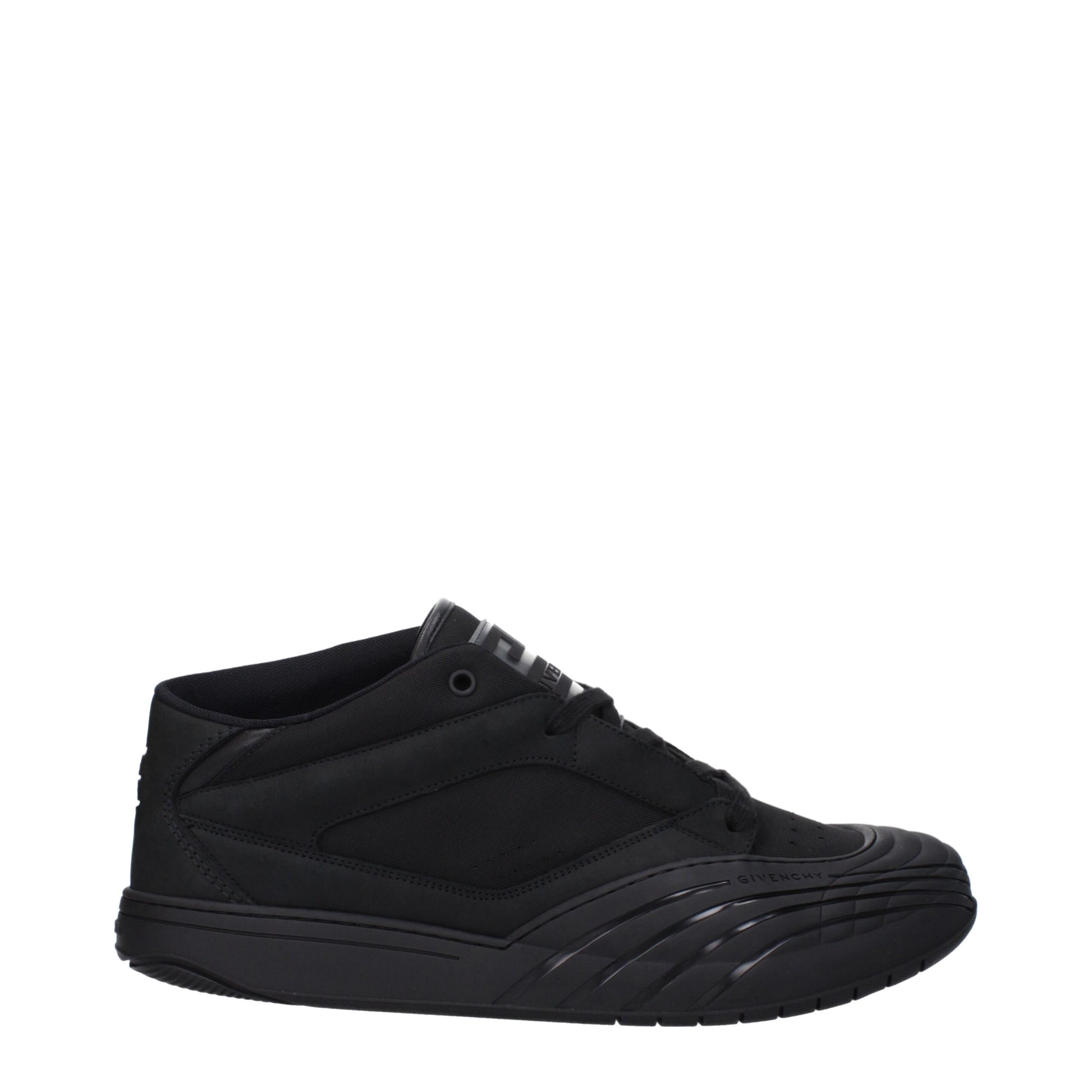 Givenchy Black Fabric Low Top Sneakers