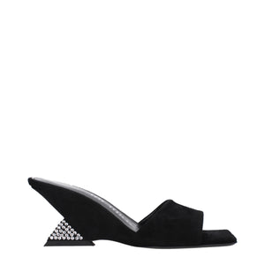 Black Leather Platforms