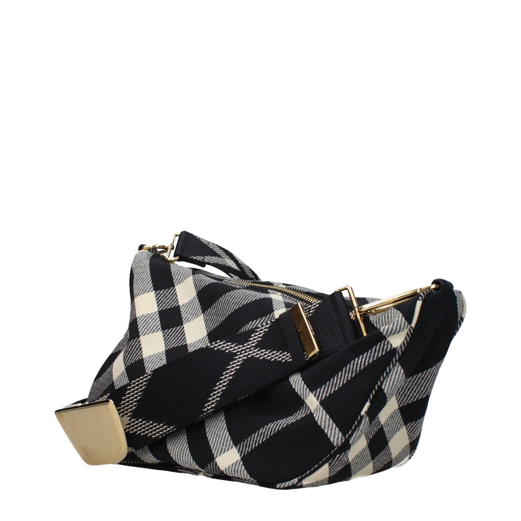 Black Fabric Crossbody Bags
