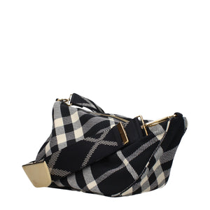 Black Fabric Crossbody Bags