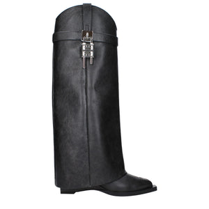 Black Leather Boots