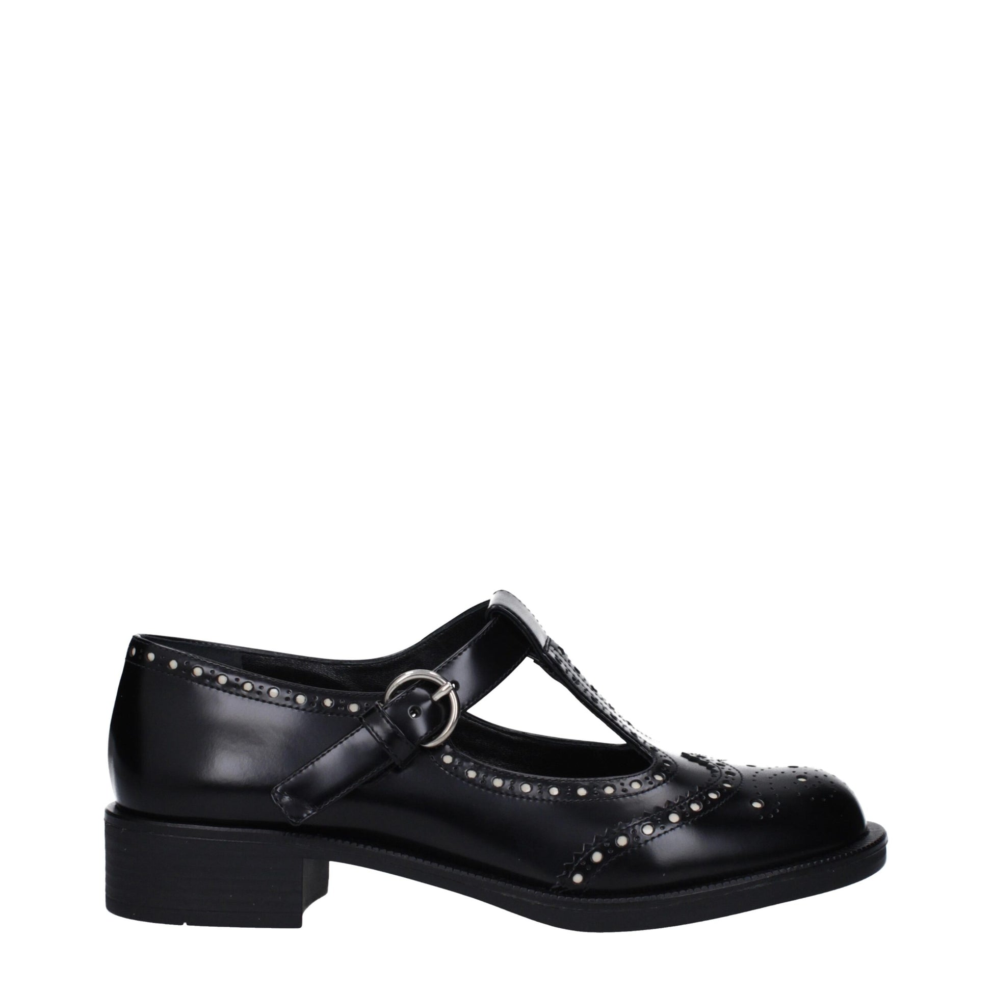Black Leather Slip-On Loafers