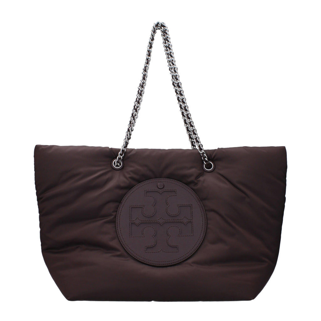 Purple Fabric Shoulder Bags