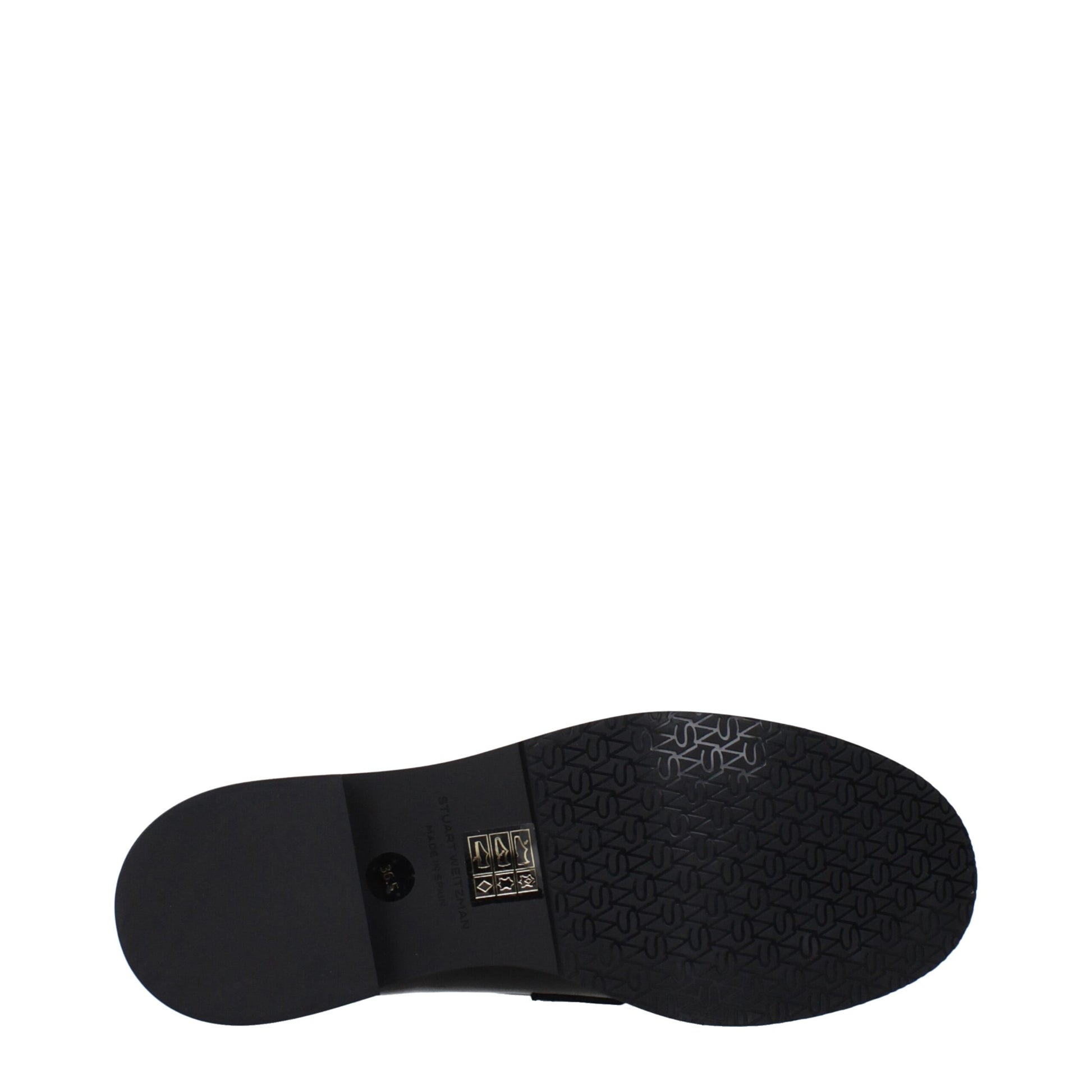 Black Leather Slip-On Loafers