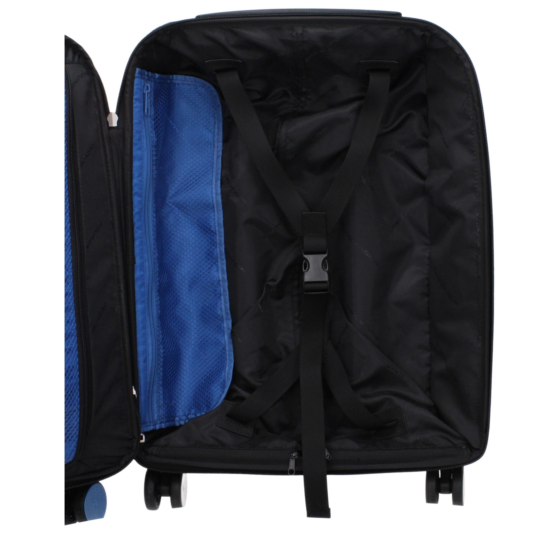 Piquadro Black Fabric Luggage And Travel