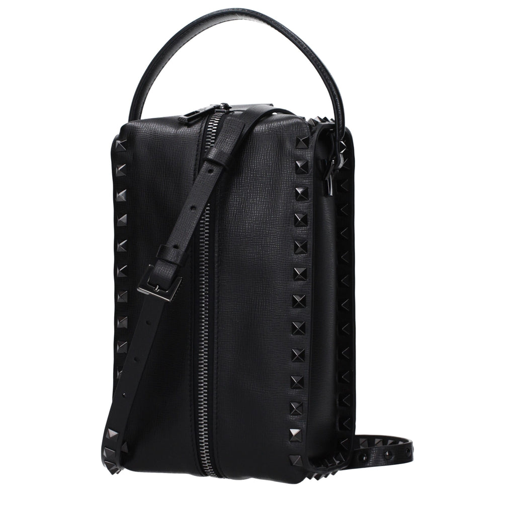 Black Leather Clutch Bags