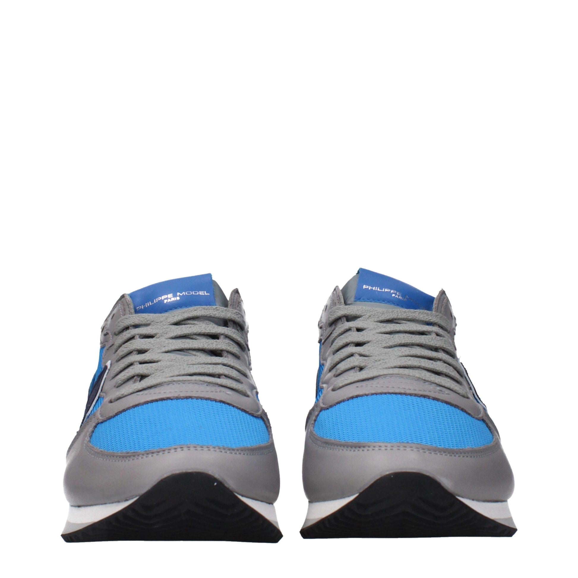 Blue Fabric Low Tops