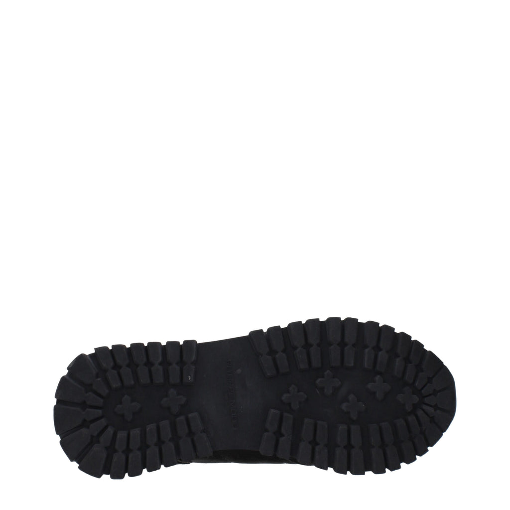 Black Leather Sneakers