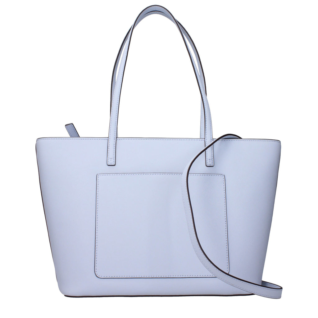 Light Blue Leather Shoulder Bags