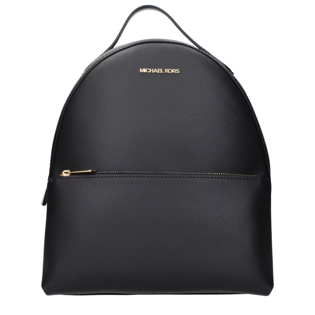 Black Leather Backpacks