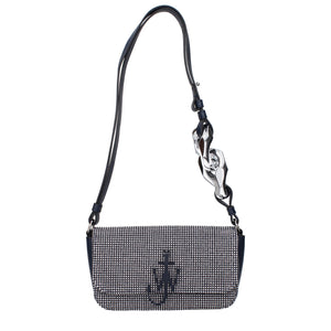 Blue Fabric Shoulder Bags