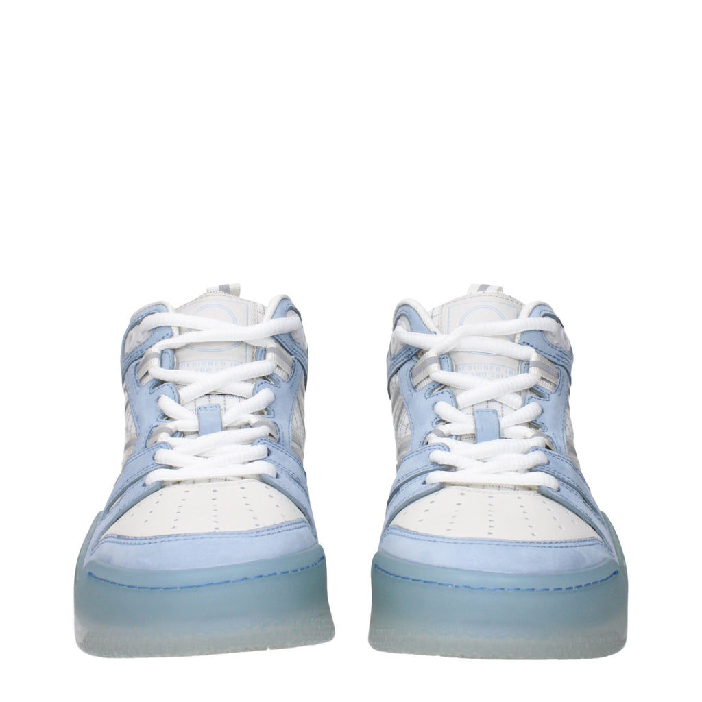 White Leather High Tops