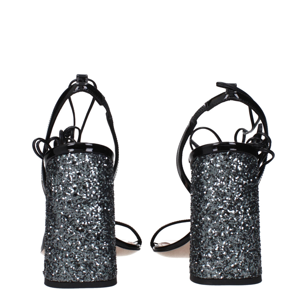 Black Leather Platforms