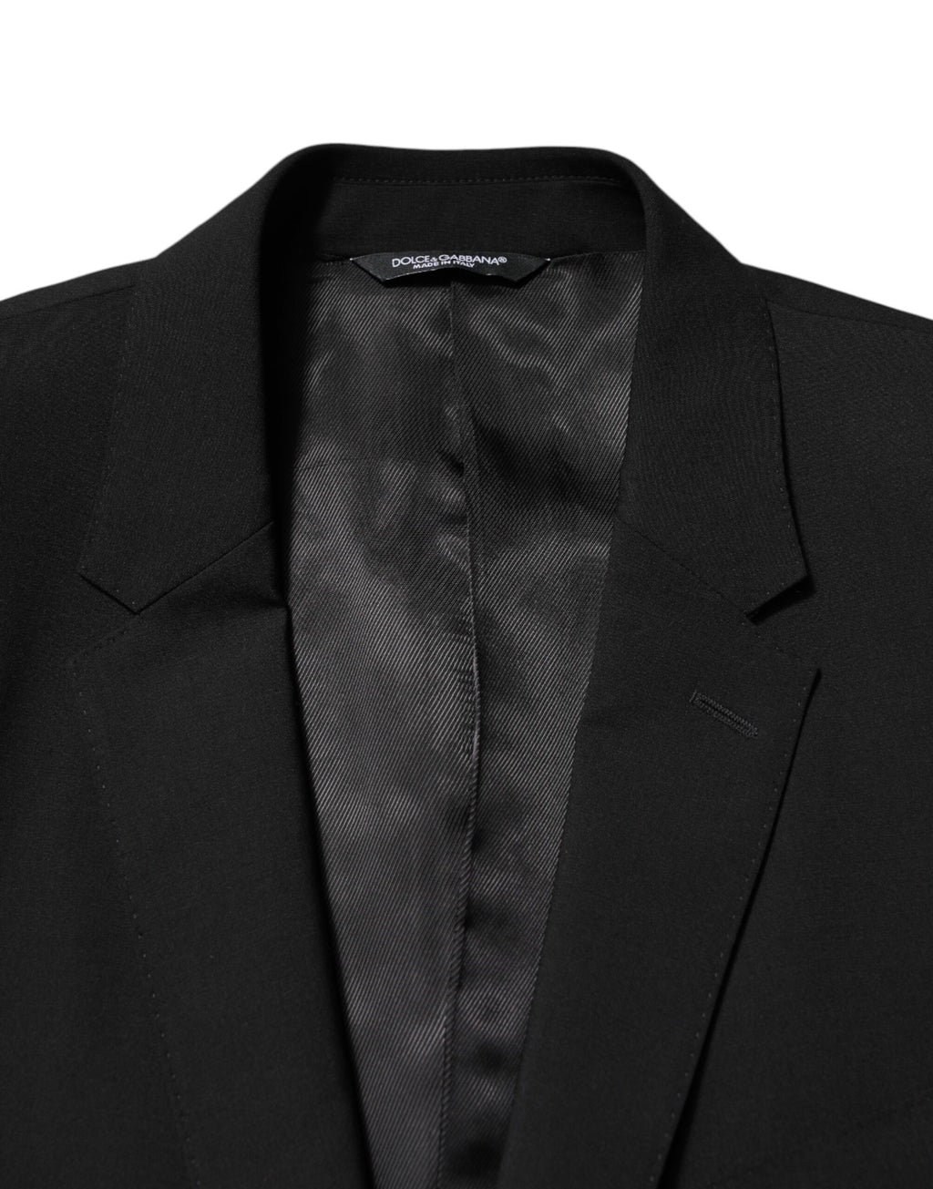 Black Wool Single Breasted Men Coat Blazer