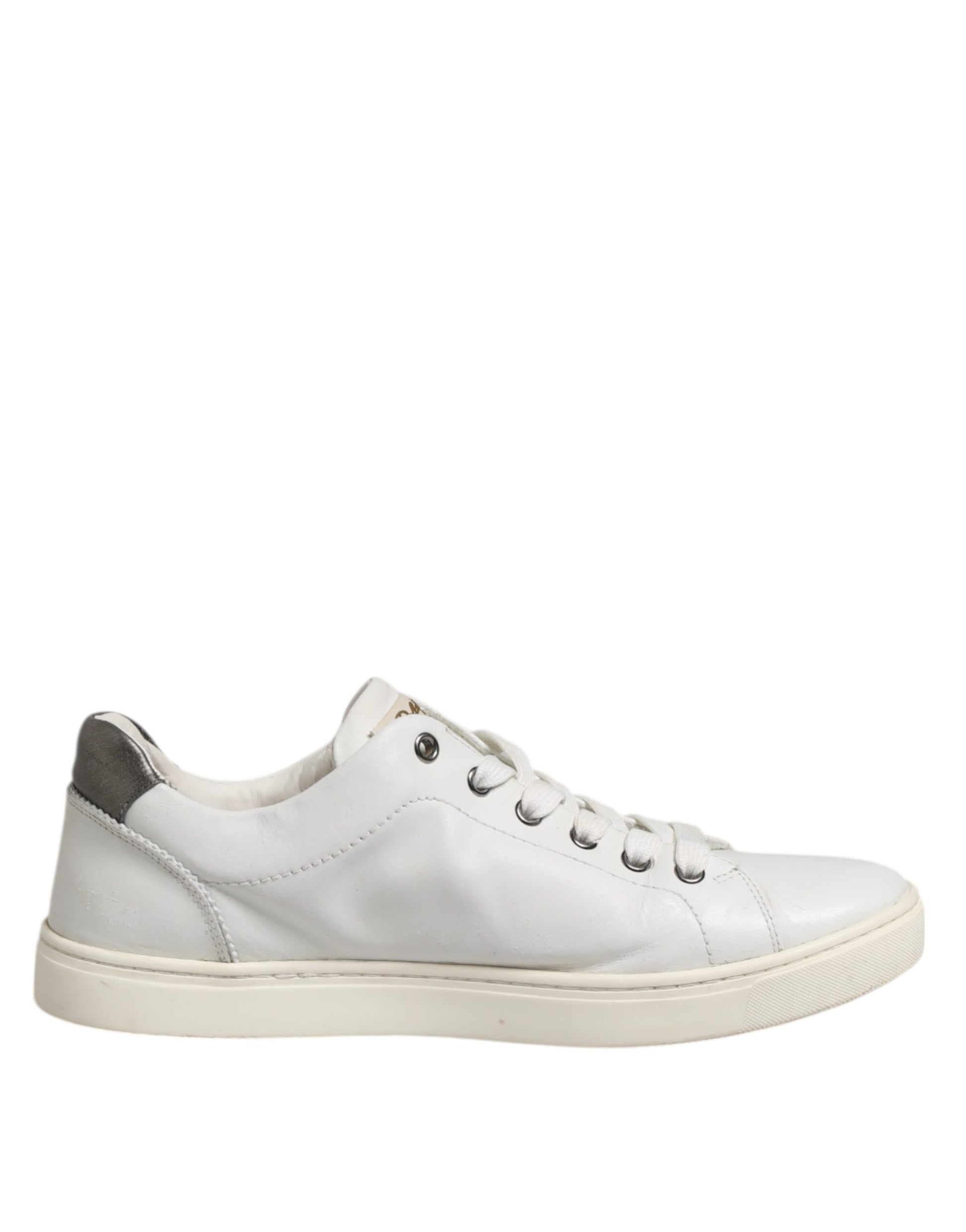 Weiß Silber Sacred Heart Männer Sneakers Schuhe