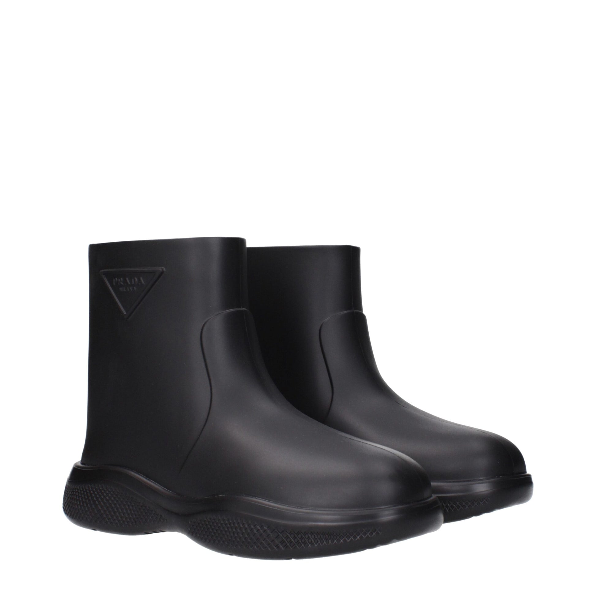 Schwarze Baumwollstiefeletten