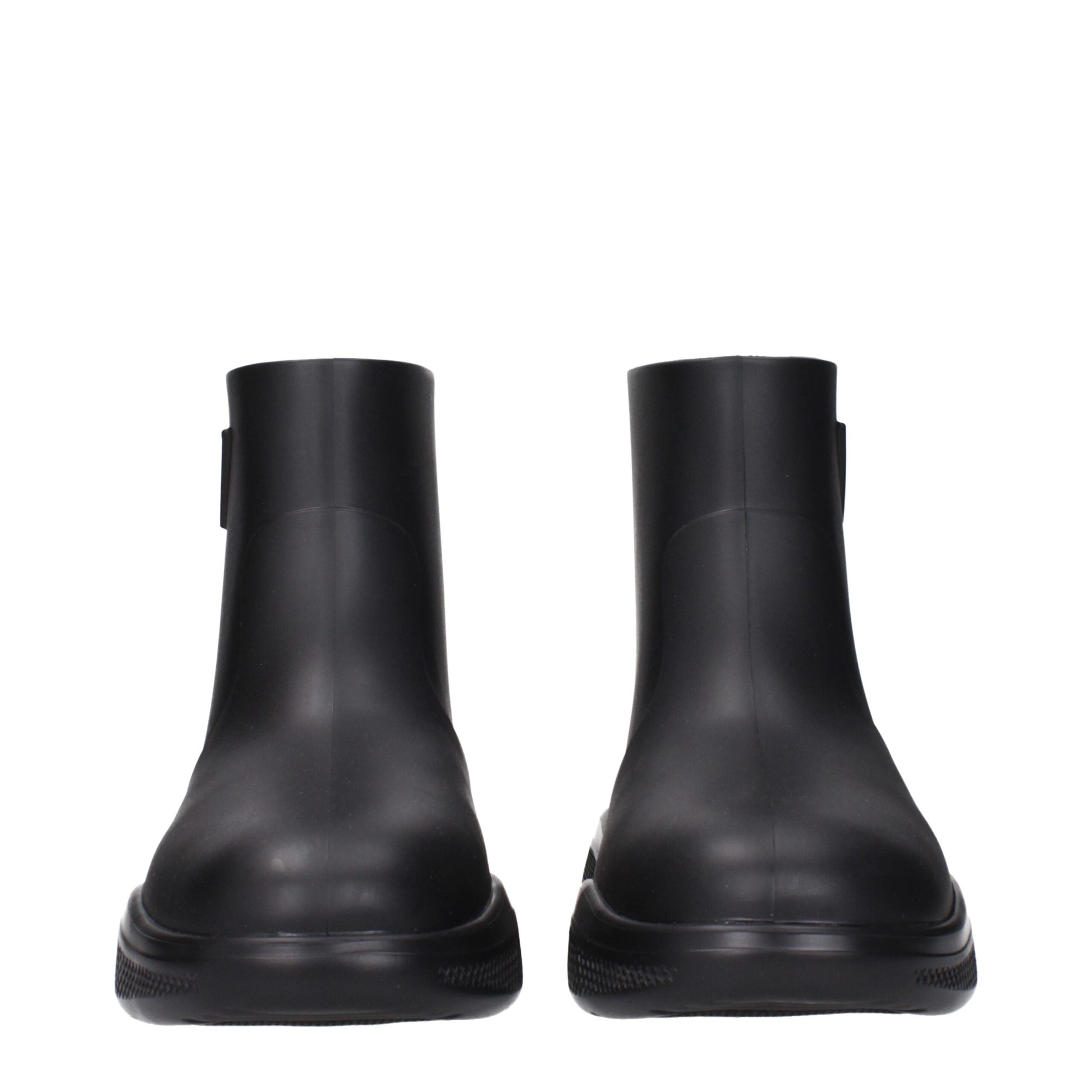 Schwarze Baumwollstiefeletten