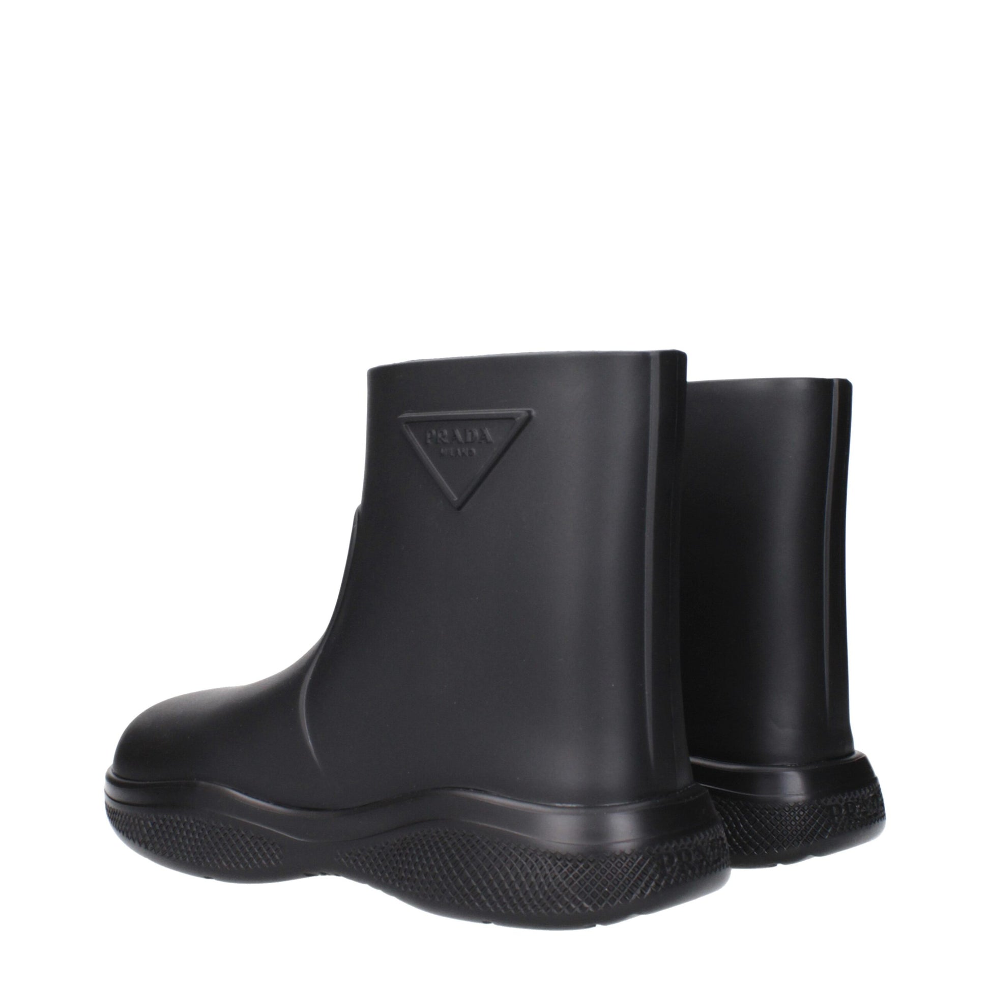 Schwarze Baumwollstiefeletten