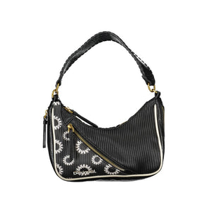 Schwarze Handtasche aus Polyethylen