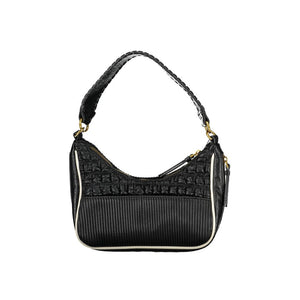 Schwarze Handtasche aus Polyethylen
