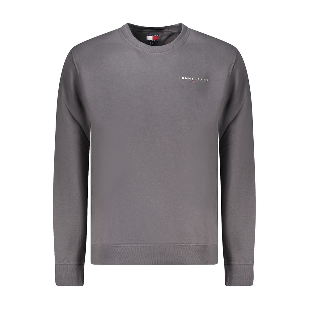 Grauer Baumwollpullover