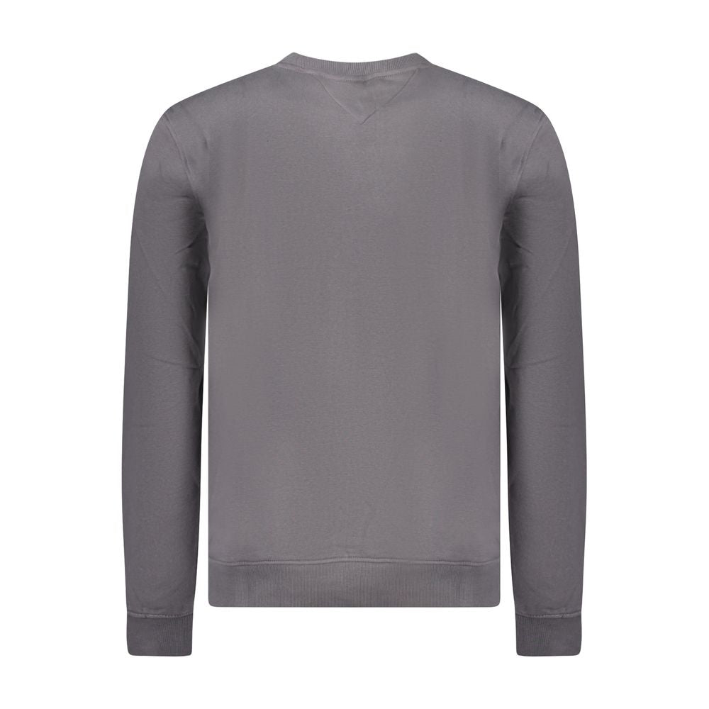 Grauer Baumwollpullover